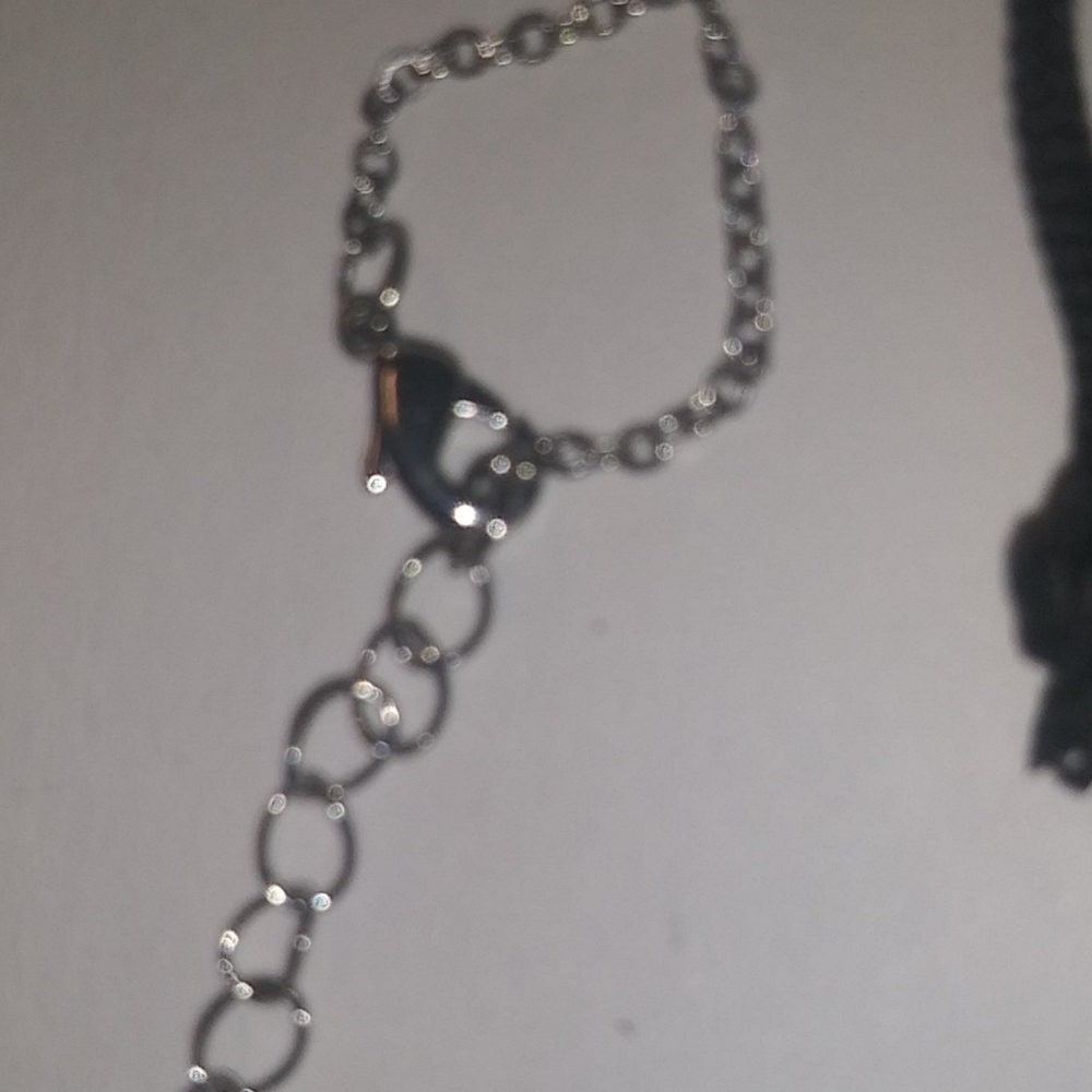 Nikola Valenti white gold plated Austrian blue gem - Picture 15 of 15
